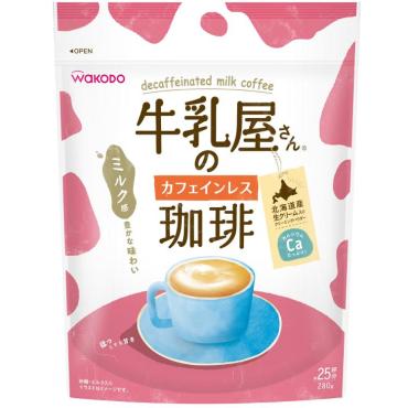 和光堂 牛乳屋さんのカフェインレス 珈琲 280g インスタント 粉末飲料