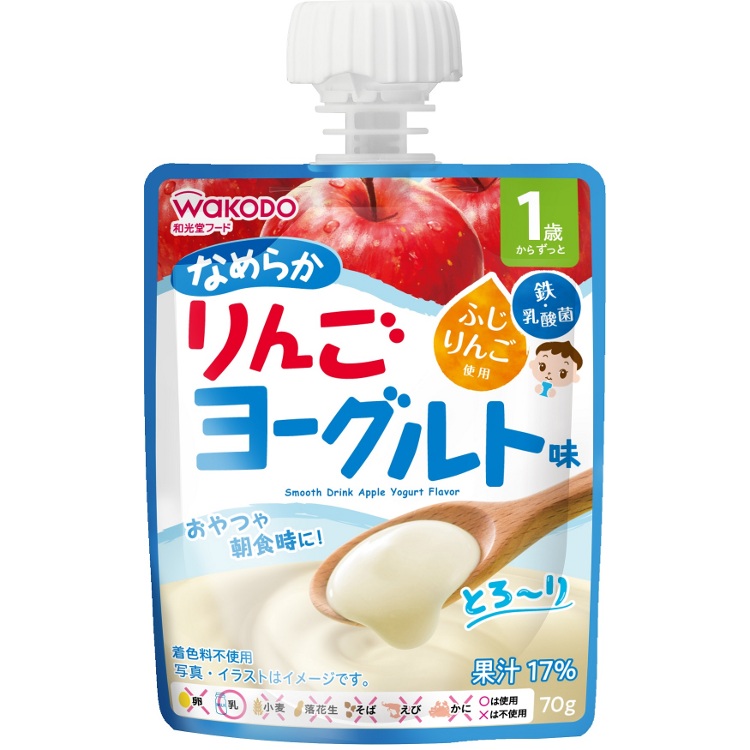 和光堂 1歳からのMYジュレドリンク なめらかりんごヨーグルト味(4987244195456)