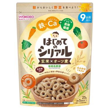 和光堂 はじめてのシリアル　玄米×オーツ麦　緑黄色野菜 9か月頃～ 離乳食