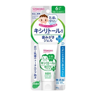 和光堂 にこピカ キシリトール配合 歯みがきジェル 無香料 6ヶ月頃～
