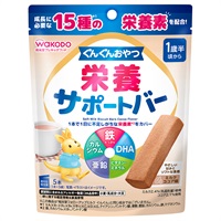 和光堂 ぐんぐんおやつ 栄養サポートバー ミルクココア味 5本入 1歳半頃～ おやつ ベビー(4987244601308)