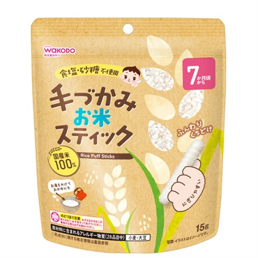 和光堂 手づかみ お米スティック 7か月頃～ ベビー おやつ