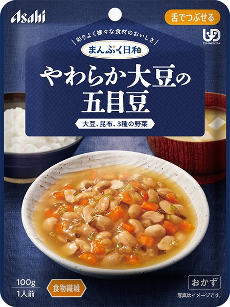 まんぷく日和 やわらか大豆の五目豆 100g　アサヒグループ食品(100g)