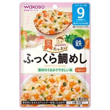 和光堂 具たっぷりグーグーキッチン ふっくら鯛めし 9か月～ ベビーフード 離乳食