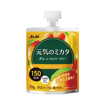 元気のミカタ ぎゅっとカロリーゼリー 70g アサヒグループ食品(マンゴーミックス)