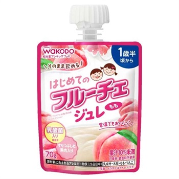 和光堂 はじめてのフルーチェジュレ もも 1歳半頃～ ベビー キッズ おやつ(4987244602756)