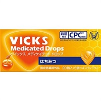 ヴイックス メディケイテッド ドロップ 大正製薬(はちみつ 20個)