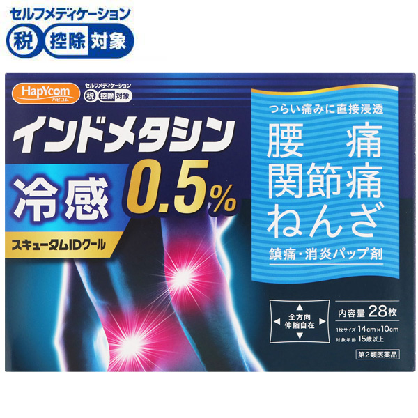 ハピコム スキュータムID クール 28枚（7枚×4袋） テイコクファルマケア 【第2類医薬品】◆(28枚)