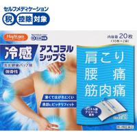 ハピコム 冷感 アスコラルシップ S 大石膏盛堂 【第3類医薬品】◆(10枚×2袋)