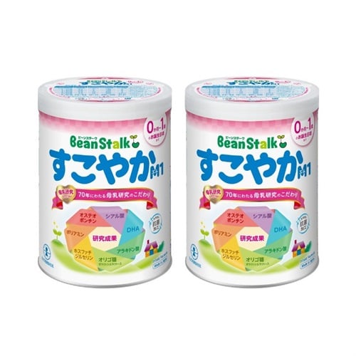 ビーンスターク すこやかM1 大缶 800g×2缶パック 粉ミルク 0か月～