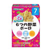 ビーンスターク 6つの野菜ボーロ 7か月頃～ ベビーフード おやつ(4987493005278)