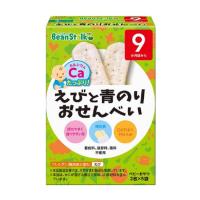 ビーンスターク えびと青のりおせんべい 9か月頃～ ベビーフード おやつ(4987493005292)