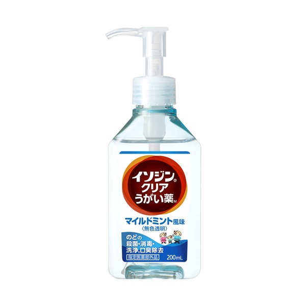 イソジン クリアうがい薬 マイルドミント風味 200mL シオノギヘルス
