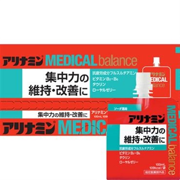 アリナミン メディカルバランス ソーダ風味 100ml×6袋 アリナミン アリナミン製薬 【指定医薬部外品】