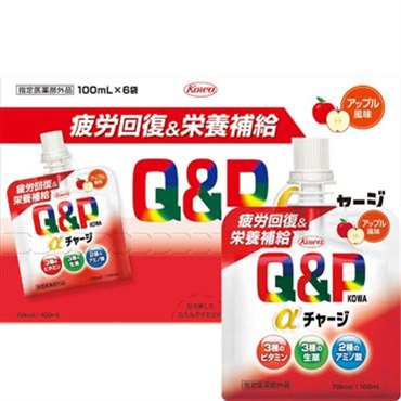 キューピーコーワ α チャージ アップル風味 100ml×6個 キューピーコーワ 興和 【指定医薬部外品】