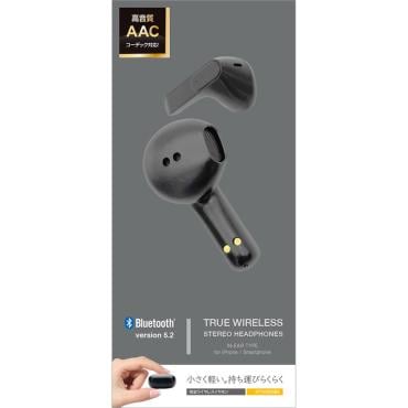Bluetooth5.2 完全ワイヤレスイヤホンマイク AAC対応 RTWS05