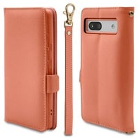 Google Pixel 7a  ハンドストラップ付き手帳型ケース　テレホンリース(7493PXL7ABO)