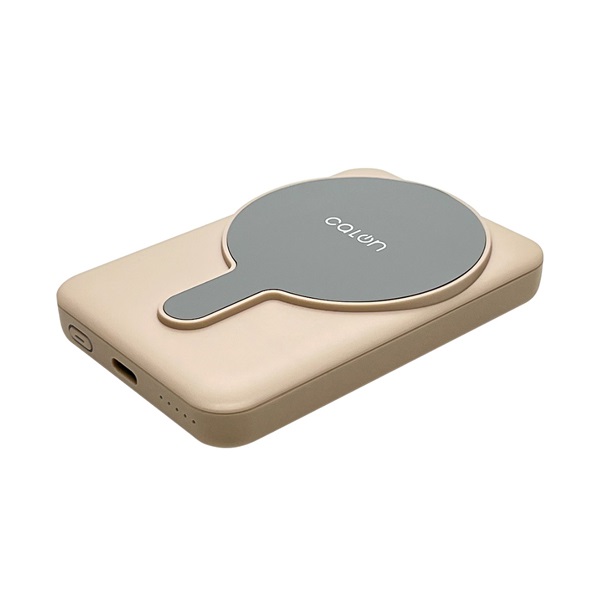 calon 5000mAh マグネット付ワイヤレスモバイルバッテリー WC10W C5V2