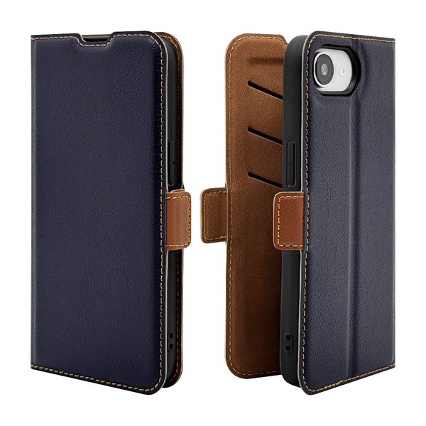 iPhone16e 薄型手帳サイドマグネットケース 衝撃吸収 | イオンスタイル