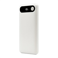 PD対応 10000mAh 3ポート モバイルバッテリー(ホワイト)