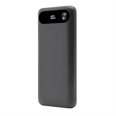 PD対応 10000mAh 3ポート モバイルバッテリー(チャコールグレー)