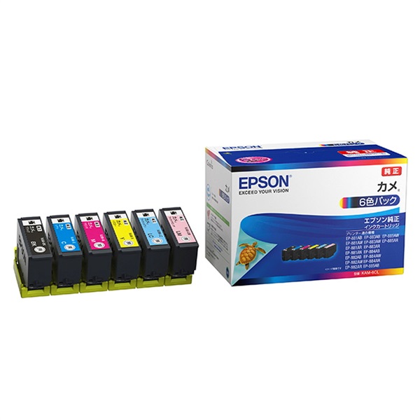 EPSON エプソン インクカートリッジ SC-Tシリーズ　700ml 6本 EPSON エプソン インクカートリッジ KAM-6CL | イオンスタイル