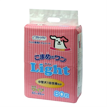 クリーンワン こまめだワン ライト ワイド 80枚 Clean One シーズイシハラ