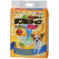 クリーンワン 香る消臭シート ダブルストップ 小型犬用 フレッシュフローラルの香り レギュラー 116枚 Clean One シーズイシハラ(116枚)