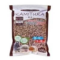 クリーンモフ 小動物用床材KAMIYUKA～紙床～ ブラウン 500g シーズイシハラ(500g)