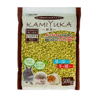 替え玉無料  クリーンモフ 小動物用床材KAMIYUKA～紙床～ ピスタチオカラー