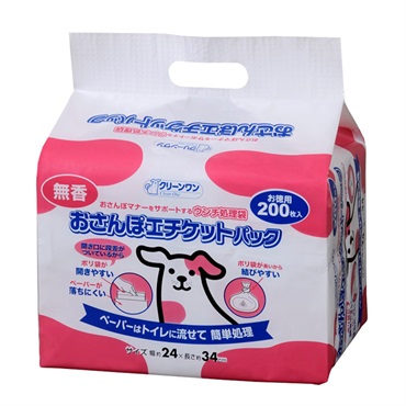 クリーンワン おさんぽエチケットパック 無香 200枚 Clean One シーズイシハラ