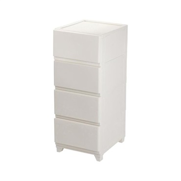 【☆eden☆専用】Nクリックチェスト ホワイトウォッシュ （美品） ローチェスト アンティーク調 完成品 [幅75] Bianco