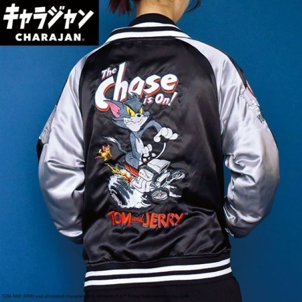 新品未使用 トム＆ジェリー オリジナル スカジャン Lサイズ トムとジェリー スカジャン ファニースタイル L ジャンパー
