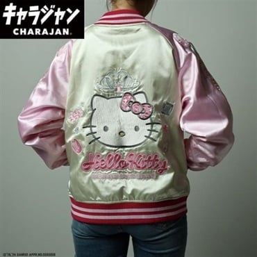 ハローキティ　Hello Kitty スタジャン　L サンリオ ハローキティ カジュアルライフ スタジャン L アパレル