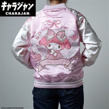 マイメロディ レースピンクローズ スカジャン(L)  4992272928235