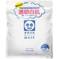 透明白肌  ホワイト マスク  N 10枚 透明白肌 石澤研究所(10枚入)