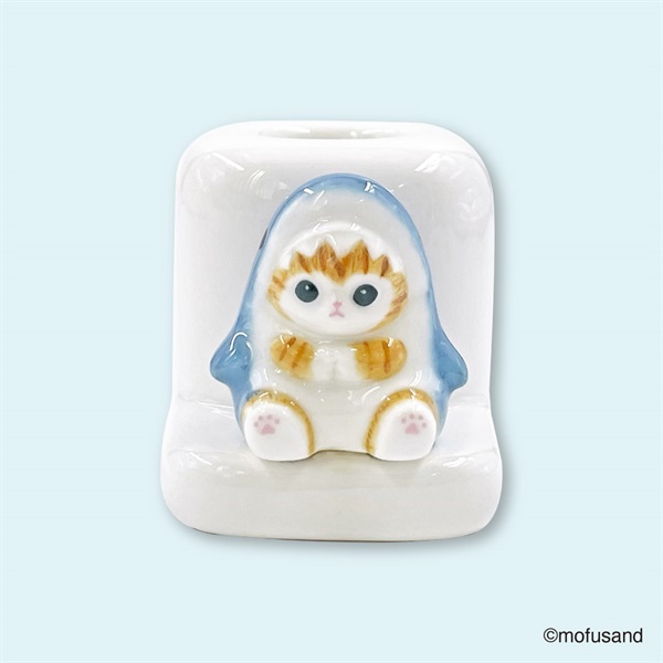 mofusand フィギュア付き歯ブラシスタンド (サメにゃん) | イオン