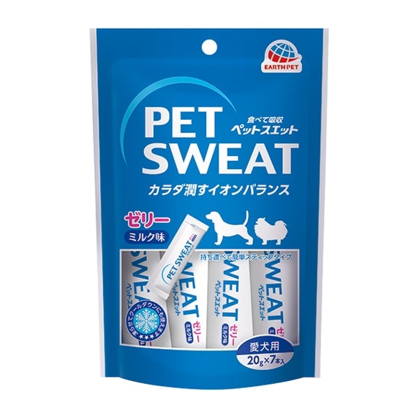 ペットスエット ゼリー 愛犬用 20g×7本 ペットスエット PET SWEAT アース・ペット(20g×7本)