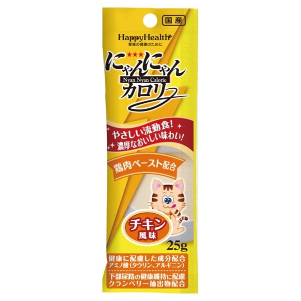 ◆✨カフー❤️ちわにゃん✨◆ にゃんにゃんカロリー チキン風味 25g アース・ペット | イオン