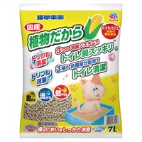 猫砂楽園 植物だから 7L アース・ペット(7L)