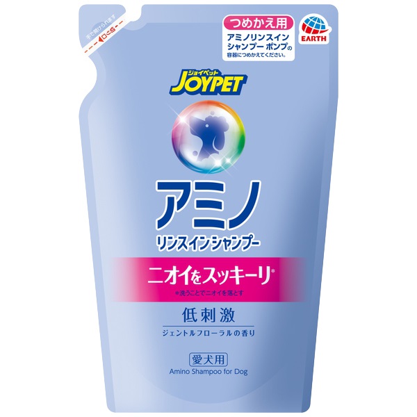 ジョイペット アミノリンスインシャンプー 詰替 400ml JOYPET アース・ペット(400ml)