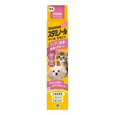 スタミノール 子いぬ・子ねこ用 100g Staminol アース・ペット