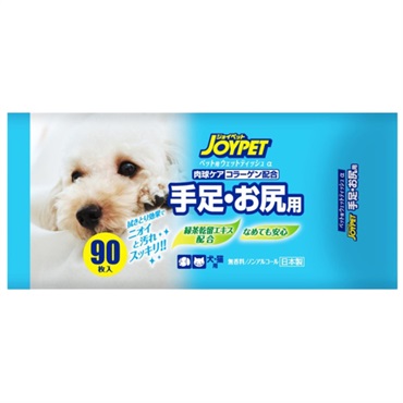 ジョイペット ウェットティッシュα 手足・お尻用 90枚 JOYPET アース・ペット