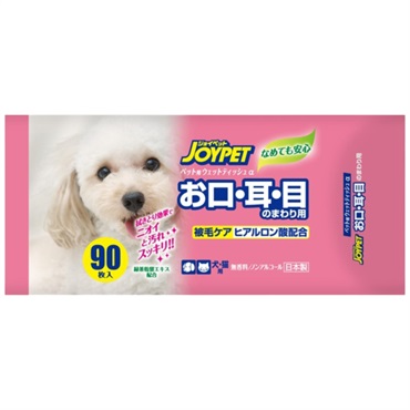 ジョイペット ウェットティッシュαお口・耳・目のまわり用 90枚 JOYPET アース・ペット