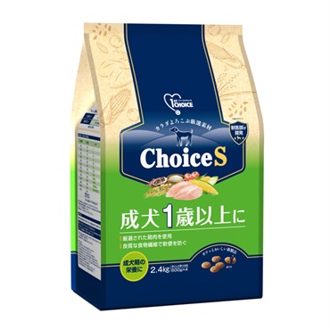 ファーストチョイス ChoiceS 成犬1歳以上に 2.4kg 1ST CHOICE アース・ペット