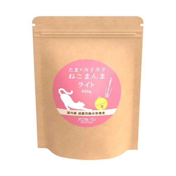たまのカリカリ ねこまんま 500g キャットフード ×8 賞味期限 3月半ば たまのカリカリねこまんま ライト 500g アニマル・ワン | イオン