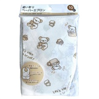 使いきり ペーパーエプロン 10枚入 使いきりタイプ 6ヶ月頃～ ベビー(4995989960932)