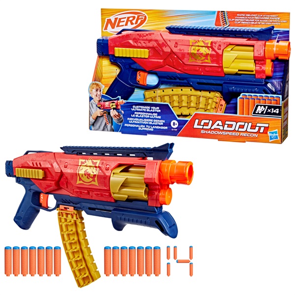 NERF ナーフ ロードアウト シャドースピード・レコン 5010996347114