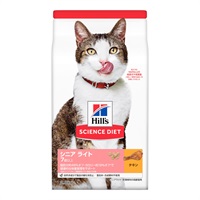 ヒルズ サイエンス・ダイエット シニア ライト 7歳以上 肥満傾向の高齢猫用 チキン 2.8kg Hill's SCIENCE DIET 日本ヒルズ・コルゲート(2.8kg)