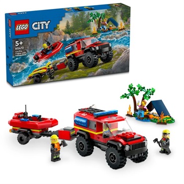 レゴ(LEGO) シティ 604124 WD消防車とレスキューボート   5702017582948 5歳から